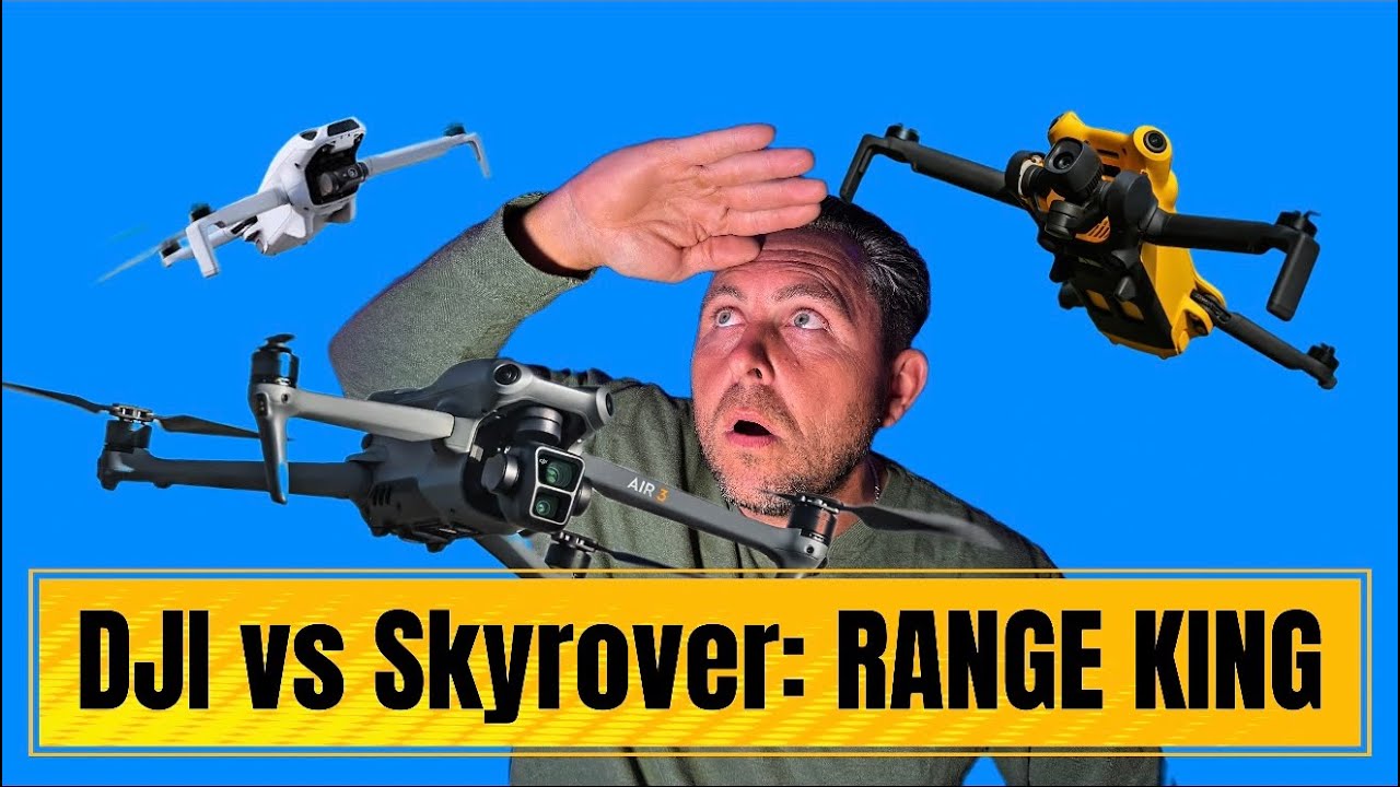 Тест дальности действия DJI Air 3, Skyrover S1 и X1 – ШОКИРУЮЩИЕ результаты