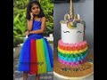 Tiya Kutty VS Dress Colour Cake