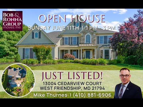 13004 Cedarview Court, West Friendship, MD home video tour