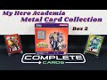My Hero Academia Metal Card Collection Box 2