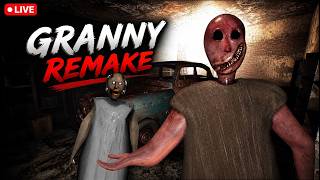 THIS GAME IS ACTUALLY SCAREY ☠️ || GRANNY REMAKE LIVE 🔴