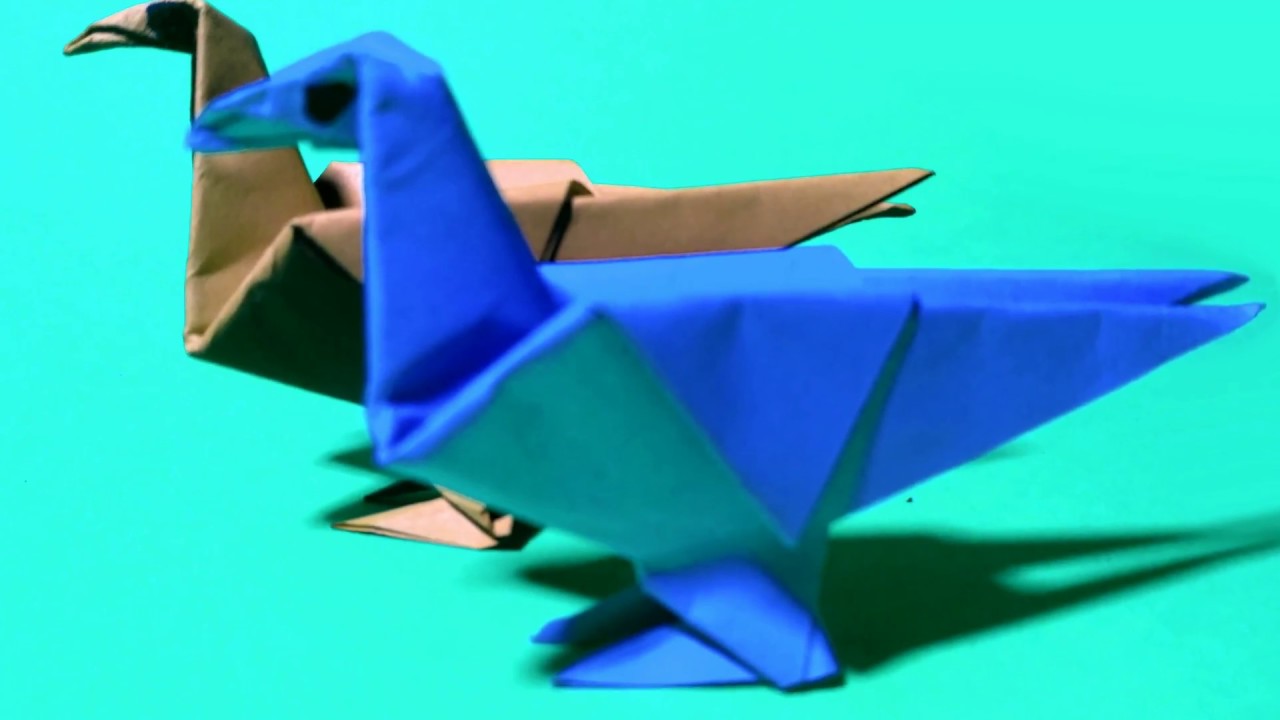 Cara Membuat Burung Dari Kertas Origami Yang Sangat Mudah Youtube