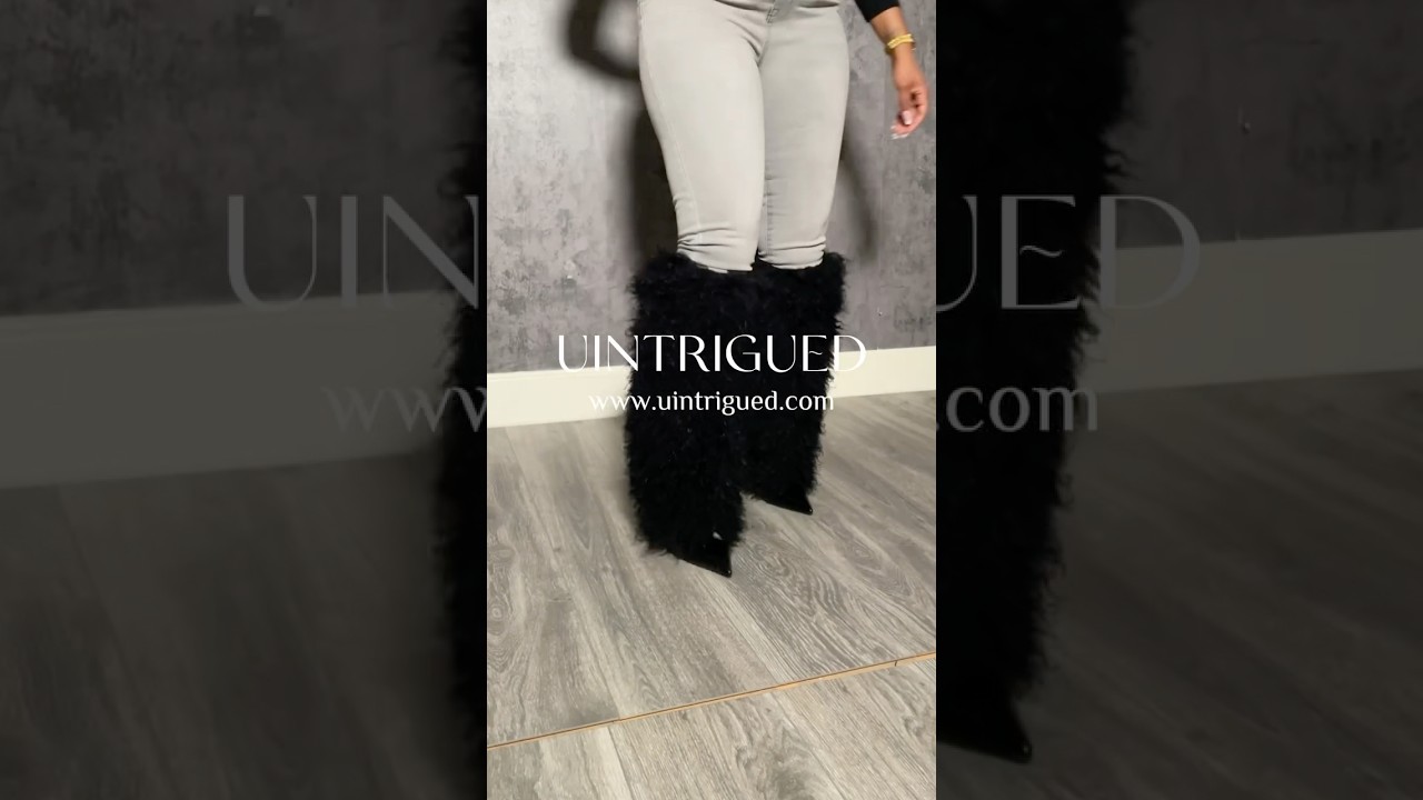 Women Fur Boots -Jubilee Mongolian Fur Boots - Stiletto High Heel Boots