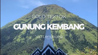 SOLO TEKTOK GUNUNG KEMBANG via LENGKONG