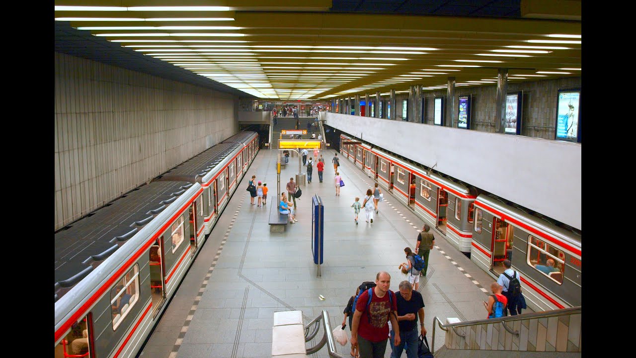 Metro B Praha Smíchovské Nádraží-Náměstí Republiky