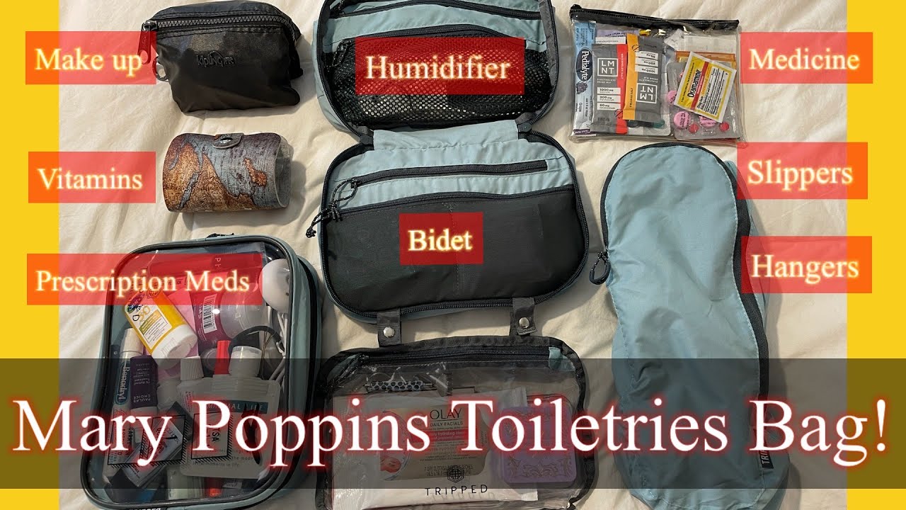 Toiletries to Carry for a LONG Term Trip!