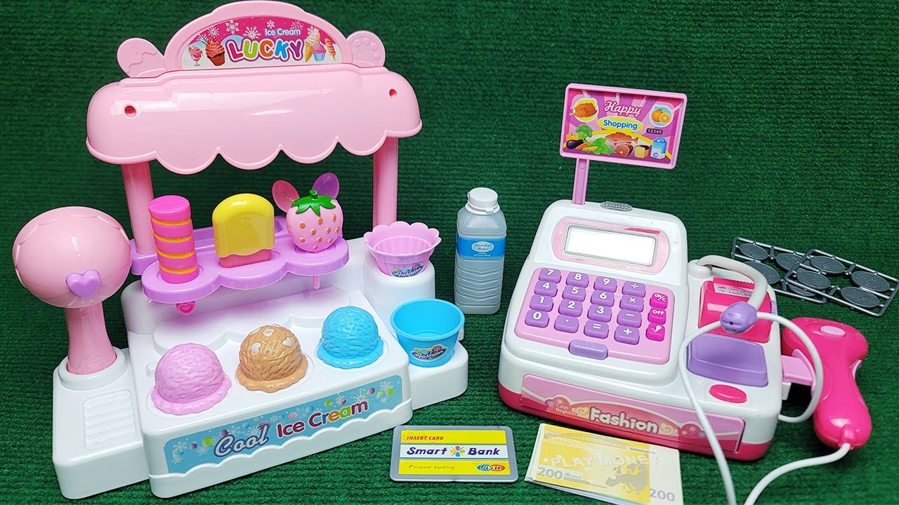 Ice Cream Store Cash Register  - Satisfying with Unboxing Toys Collection ASMR