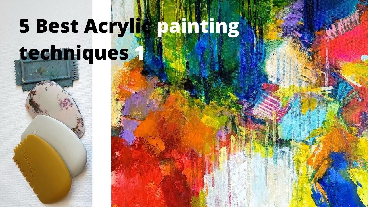 Best Abstract Acrylic Paintings for Beginners