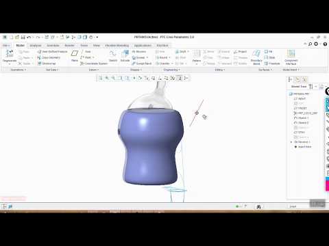 [1 R] Spline tool with background image explained PTC Creo 3.