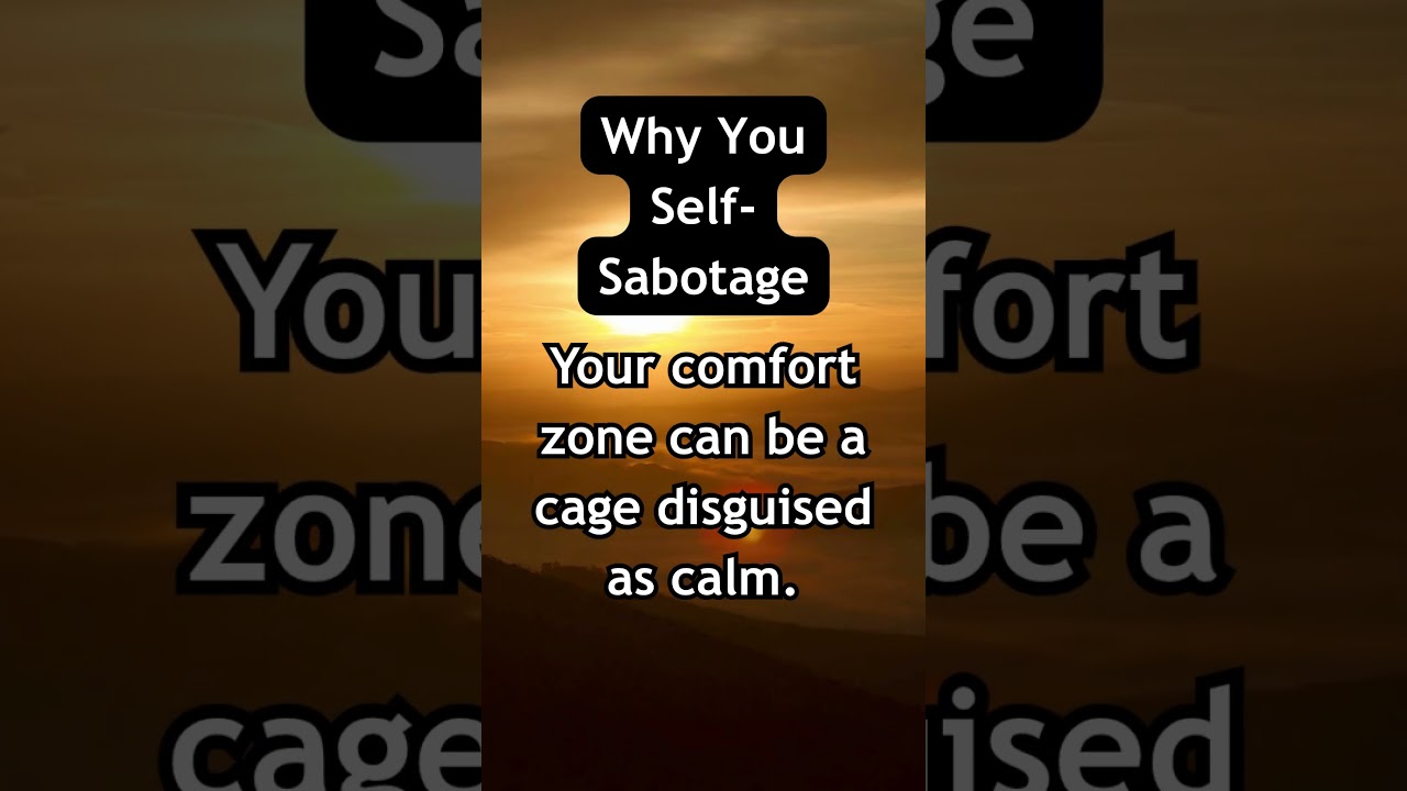 You Sabotage What Feels Unsafe… Even Success 🧠🖤 