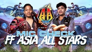 MIC CHECK FREE FIRE ASIA ALL-STARS : EVOS FREE FIRE