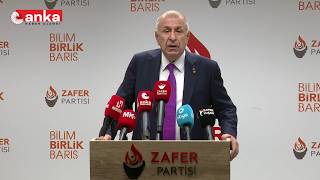 Zafer Partisi Genel Başkanı Ümit Özdağ, basın toplantısı düzenliyor #Canlı