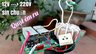 mạch kích điện 12v lên 220v sin chuẩn công suất lớn - không lo mất điện - HTpro189