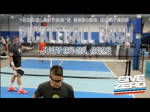 Senior Bash LIVE PickleBall Mens Dubs | 5IVEZERO™️ July 26, 2025