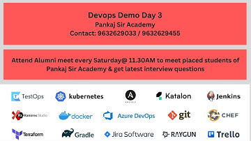 🚀 New DevOps Batch by Pankaj Sir! Demo Day 3🚀