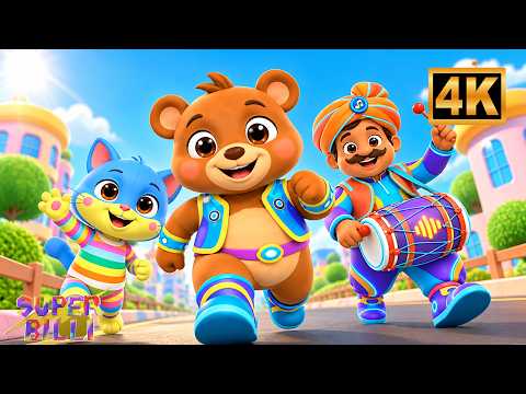 Kalu Madari Aaya, The Bear Charmer Came, Super Billi Hindi Nursery Rhyme For Kids