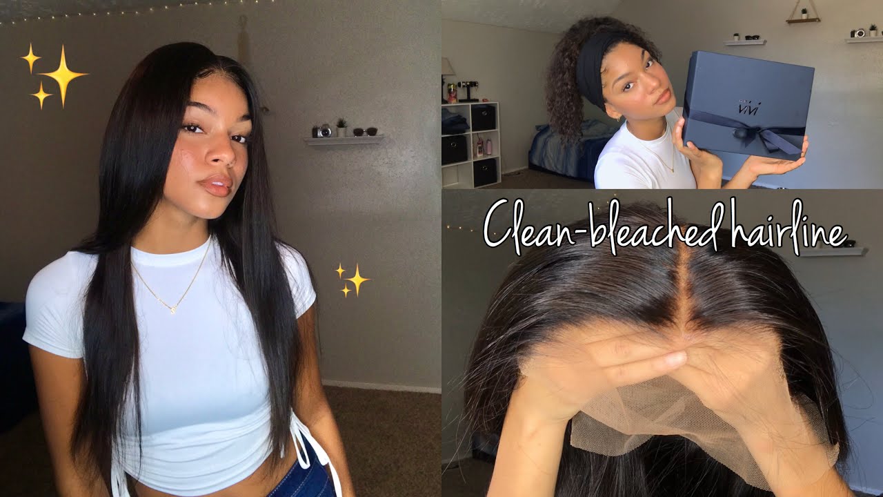 Best Straight Wig For Beginners! 18Inch Wig W/ Clean Bleached Hairline For Black Friday |Hairvivi