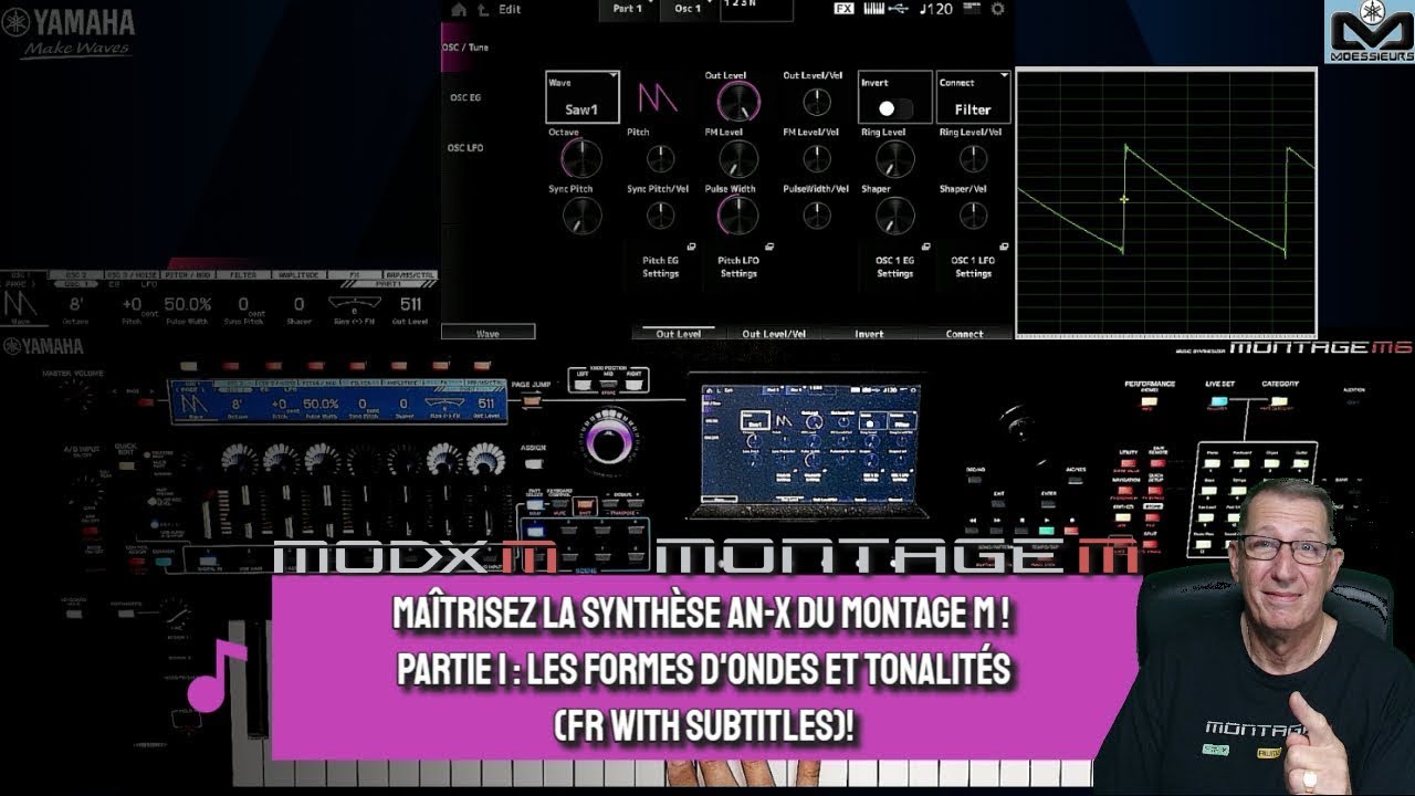 Maîtrisez la synthèse AN-X du Montage M & MODX M part 1 | Formes d'ondes et tonalités (FR & Subs)
