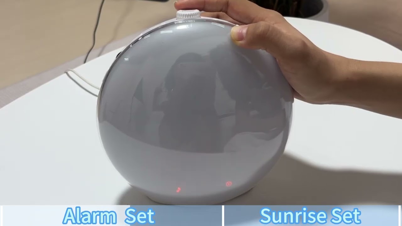 JALL K8 Video Guide: Alarm Set + Sunrise Set