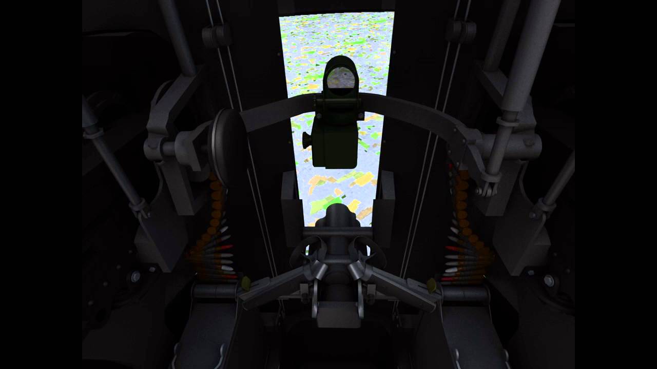 Short Stirling FN25 Turret in operation