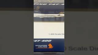 NOW LIVE! Singapore Airlines “50th” Boeing 747-400 YY Wings 1:400 - Model Review! #Shorts NOW LIVE! Singapore Airlines “50th” Boeing 747-400 YY Wings 1:400 - Model Review! #Shorts