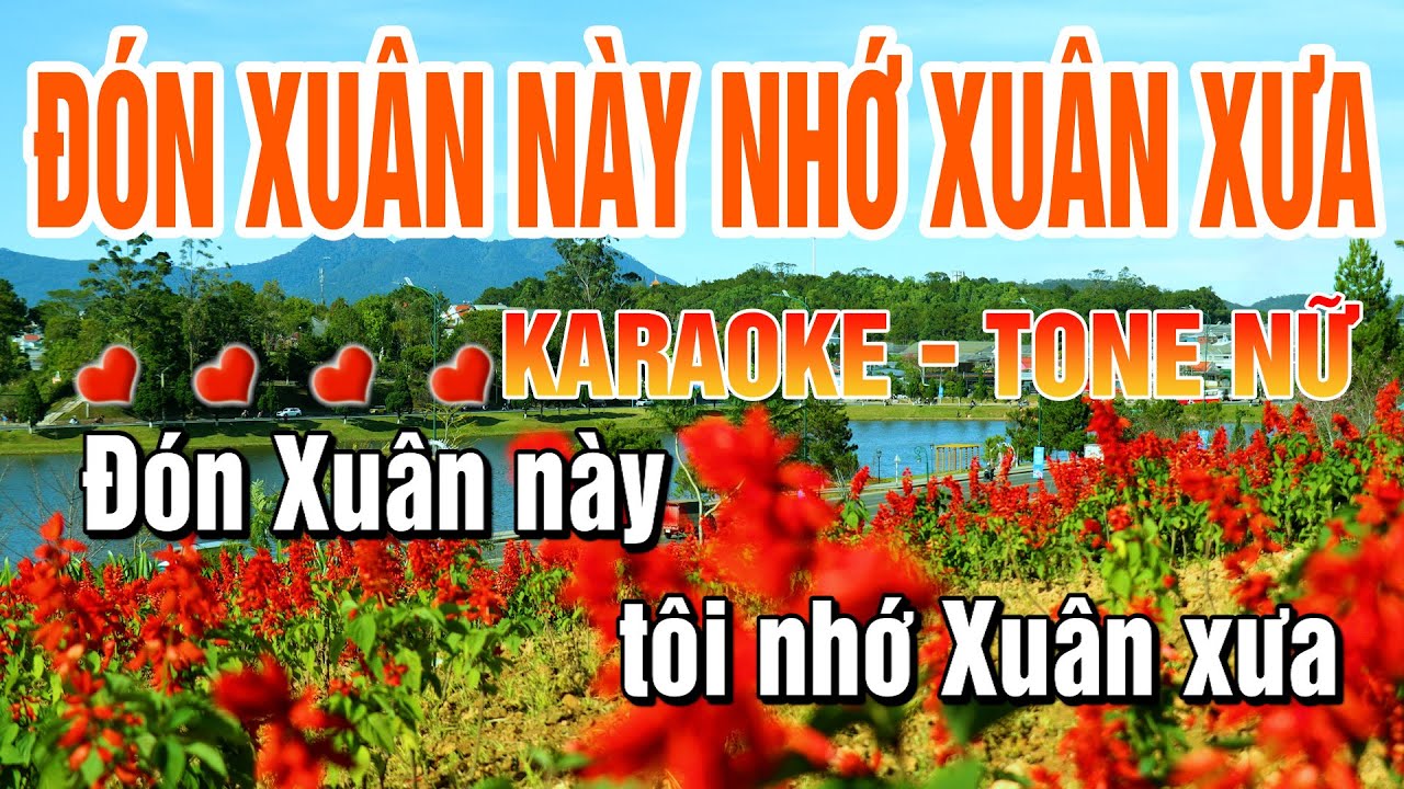 Đón Xuân Này Nhớ Xuân Xưa Karaoke Tone Nữ Dễ Hát Nhạc Tết 2026