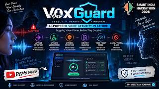 VOXGUARD | AI-Powered Voice Cloning Detection & Prevention | SIH 2026 Demo