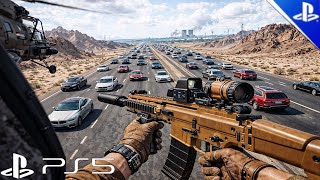 The Chase That Turned Highway Into Graveyard — Immersive Graphics Gameplay Call Of Duty [PS5 4K]
