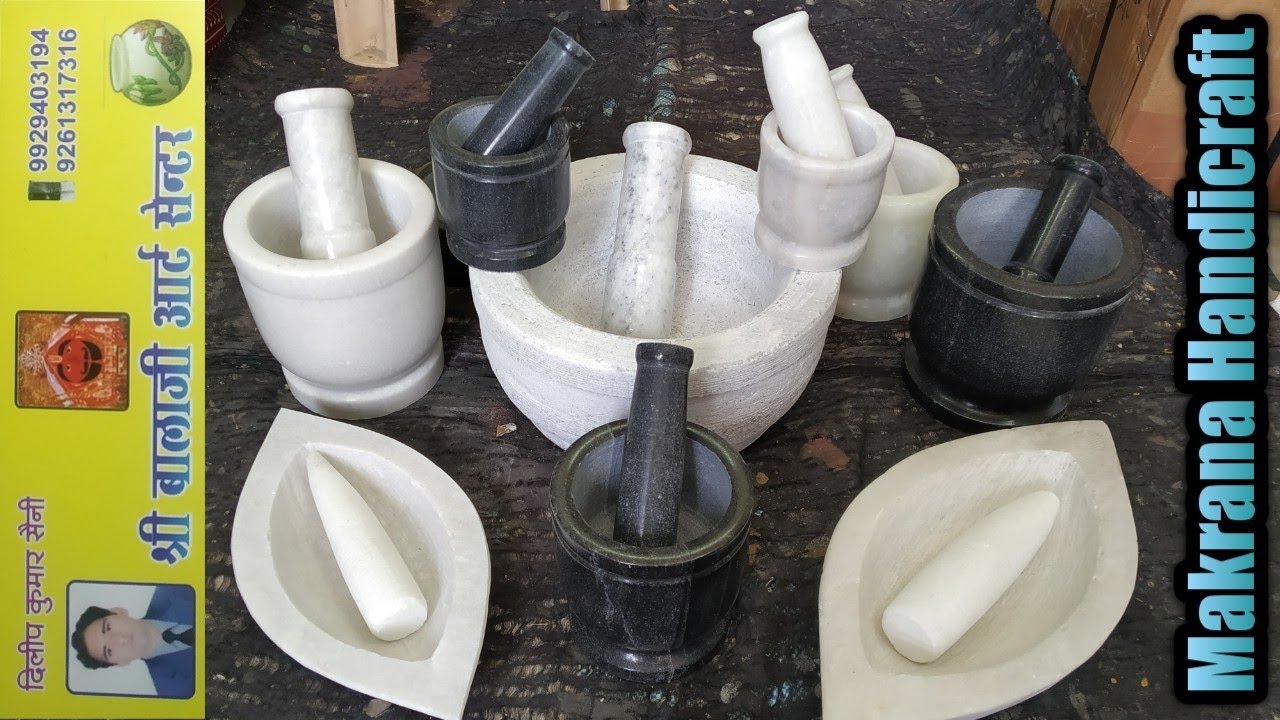 Mortar and Pestle Review of 2021 मकराना मार्बल से बने खरल , ओखली और खल बट्टा YouTube