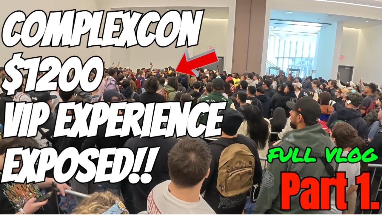 Complexcon $1200 VIP Experience EXPOSED | My Mistakes, Hotel Fails and Line Chaos Part 1.