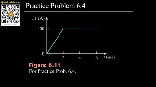 Practice Problem 6.4 Fundamental of Electric Circuits (Sadiku) 5th Ed - Capacitor's Voltage