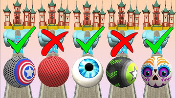 Going Balls VS Action Balls - Ultimate Walkthrough Speed Run Battle!⚡️🔥