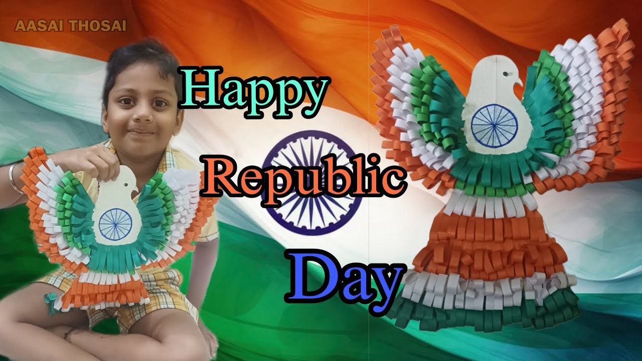 Spark Your Patriotism | 3D Tricolor Pigeon Craft | Republic Day Special