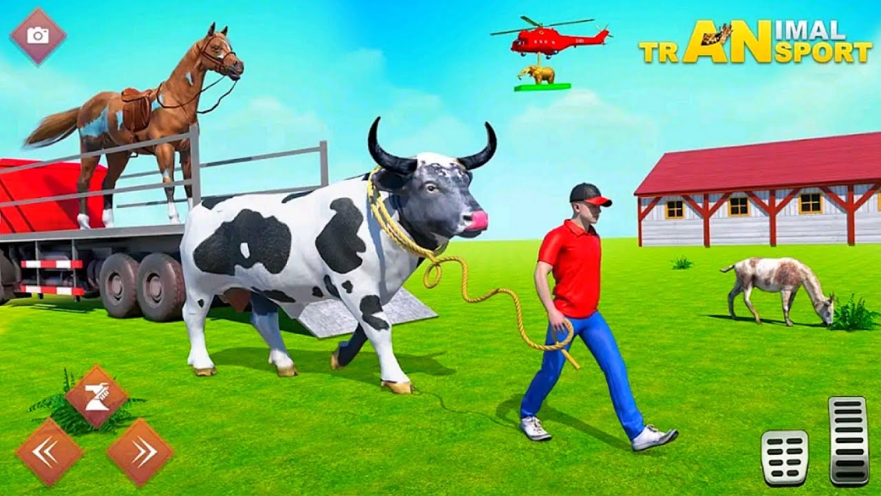 Wild Zoo Animals Transport - Transport Dog Horse With Truck - Android Gameplay