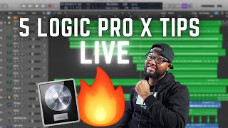 5 Logic Pro X Tips | LIVE