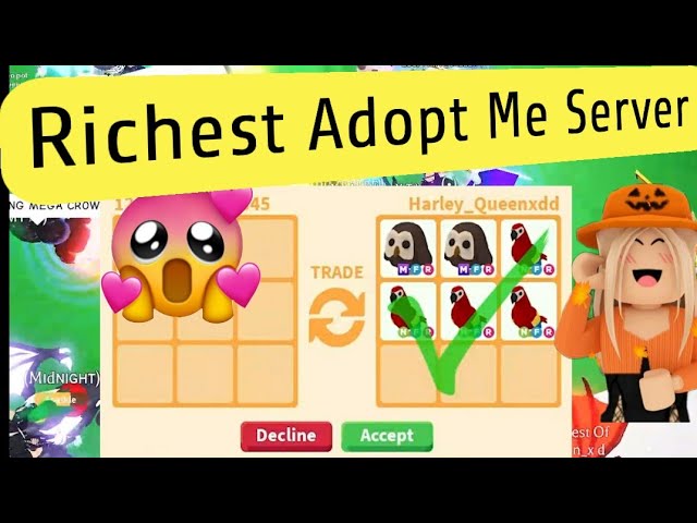 Richest Ever Trading Server In Adopt Me 2022 
