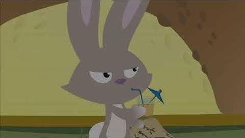 Skunk Fu! Rabbit Drinking 2