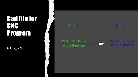 FastLisp#17-Convert TEXT to LINE So Fast by Autolisp Cad