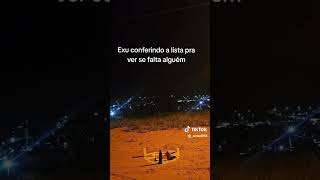 Exu conferindo-se não falta mais alguém