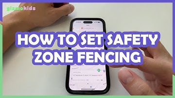 Gizmokids Smart Watch (Tutorial) - How to Set Safety Zone fencing