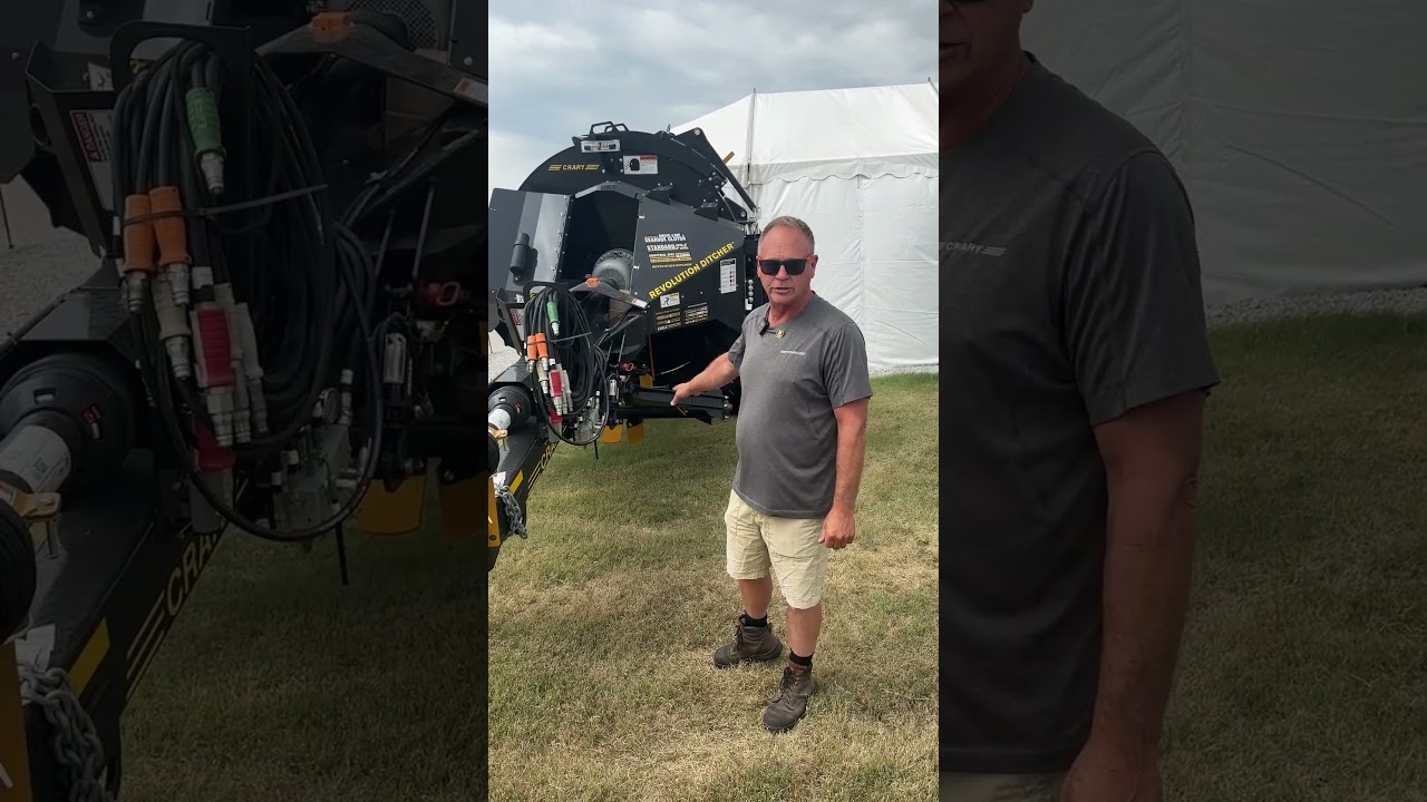 Brand New Cross Auger Rotary Ditcher! | Crary Industries at Husker Harvest Days 2024
