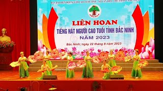 Liên hoan tiếng hát người cao tuổi Bắc ninh, múa người về thăm quê,
