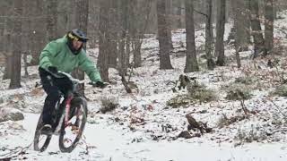 Strommasten Schnee Schieben