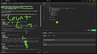 Leetcode easy problem 2287. Rearrange Characters to Make Target String | devops python practice