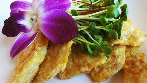Pollock fish pancakes (dongtaejeon: 동태전)