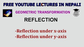 Reflection under x-axis & y_axis || Geometric Transformation #2||