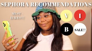 TOP 10 SEPHORA SALE RECOMMENDATIONS!! Skincare, Makeup, Body Care MUST haves!