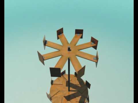 uwix V2 DIY vertical axis wind turbine - construction animation - YouTube