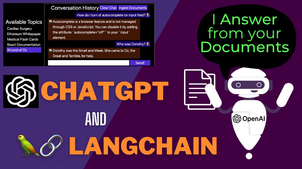 Personal ChatGPT with LangChain - Get Answers from your Documents ...