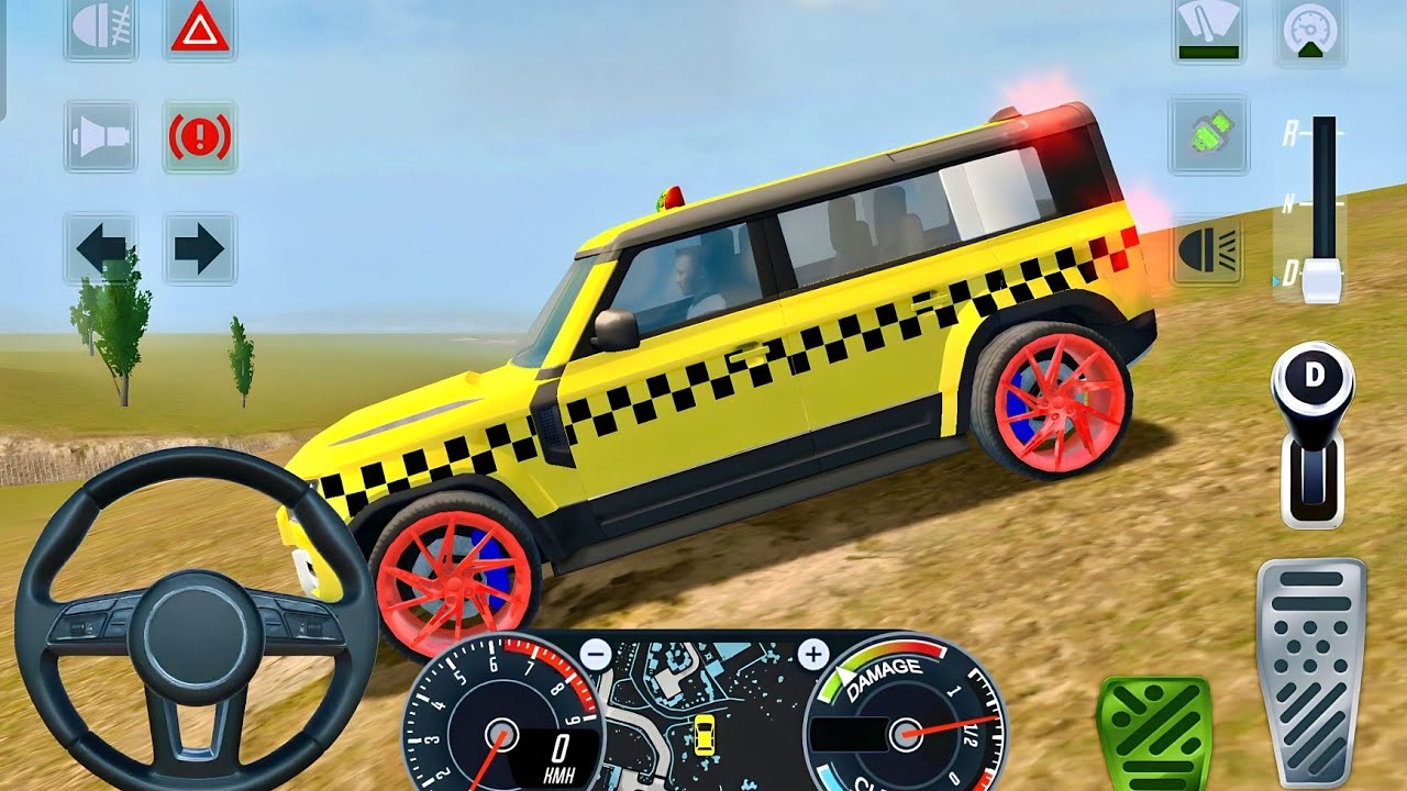 🚖 Taxi Simulator Offroad Gameplay - Extreme Hill Climb, SUV Taxi Control & Insane Driving Physics 🔥